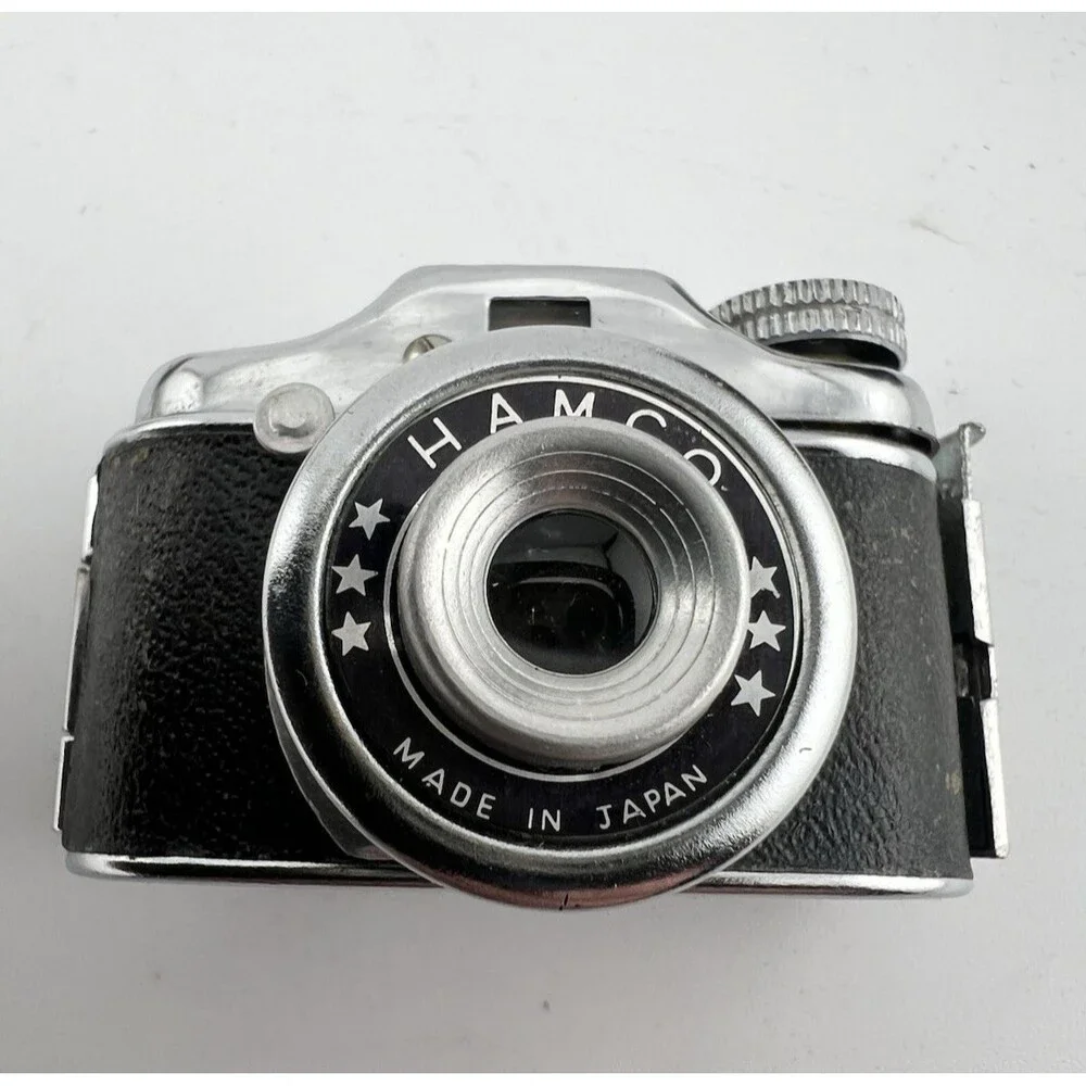 1950’s Hamco miniature camera w/case Multiple Rolls Film Japan Japanese Rare